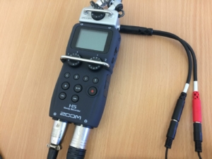 4 mics running into the Zoom H5