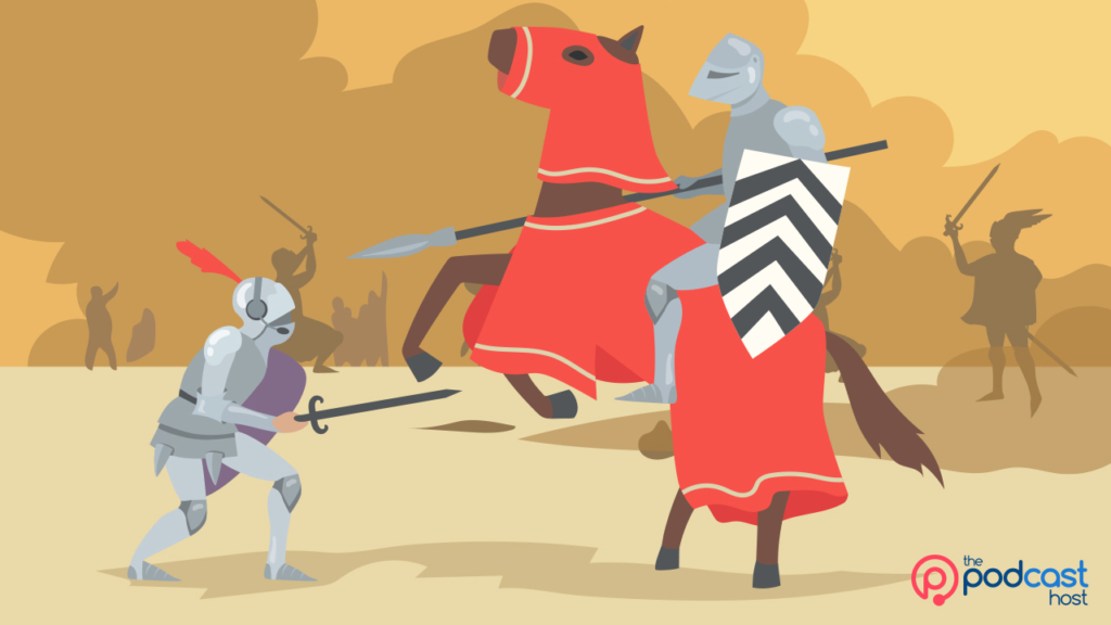 podcasting in battle