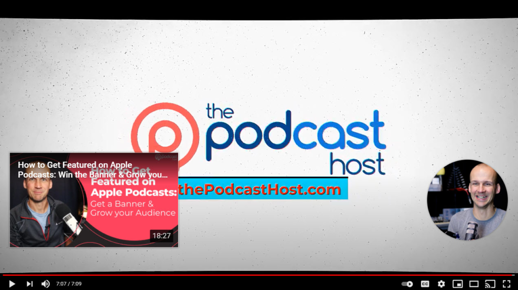 youtube video end screen