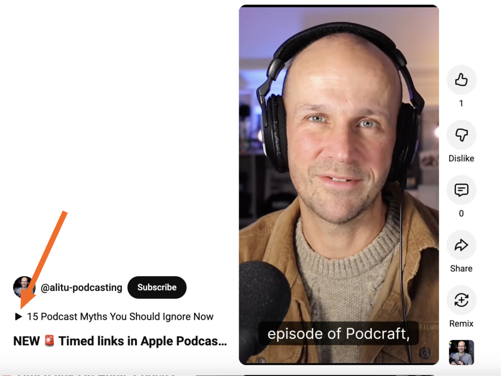 Screenshot of Colin Gray presenting 15 podcast myths you should ignore