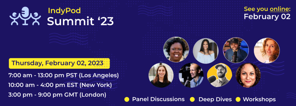 indypod summit 2023 podcasting event